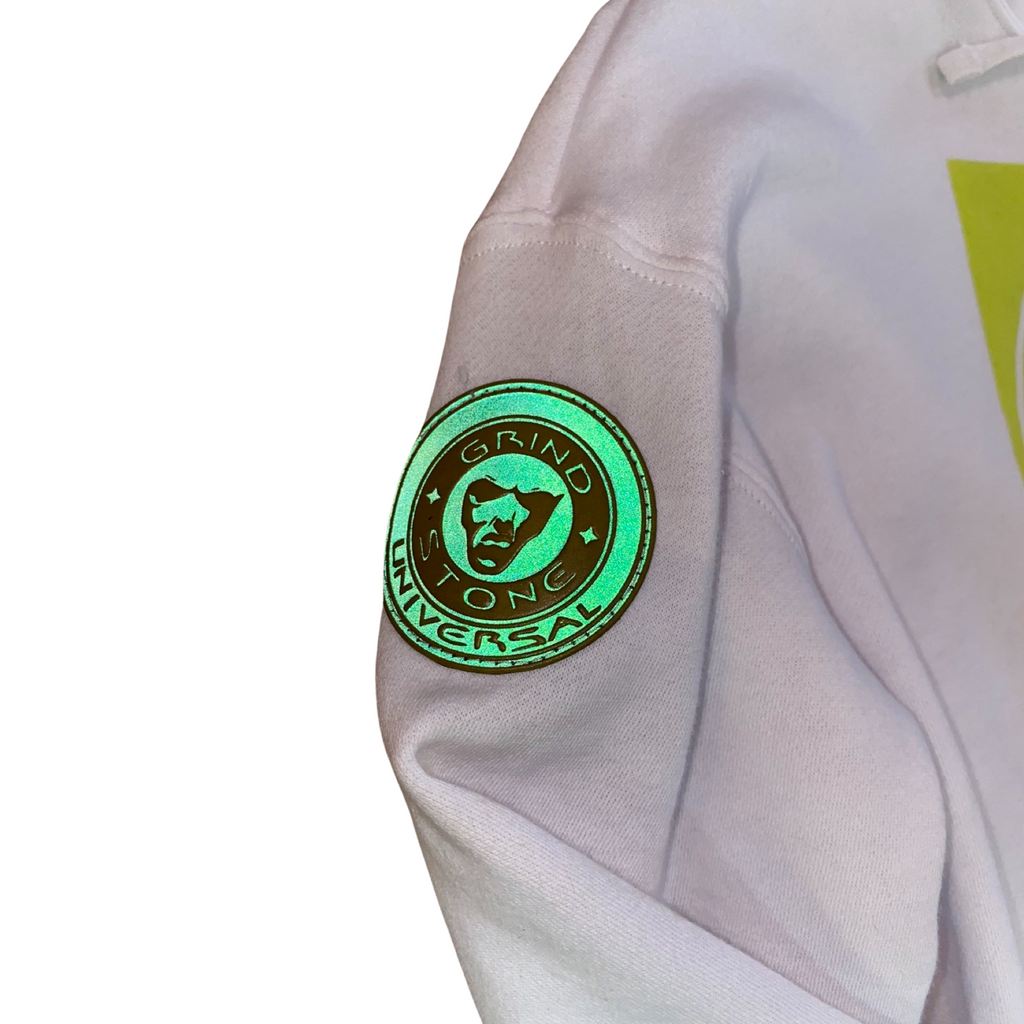 Ladies Crop box logo hoodie