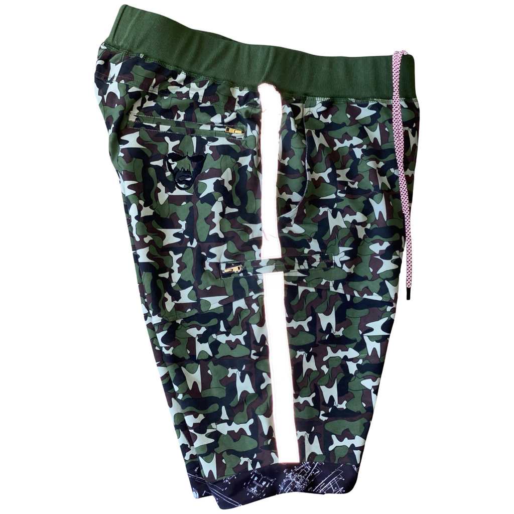 Camo reflective shorts