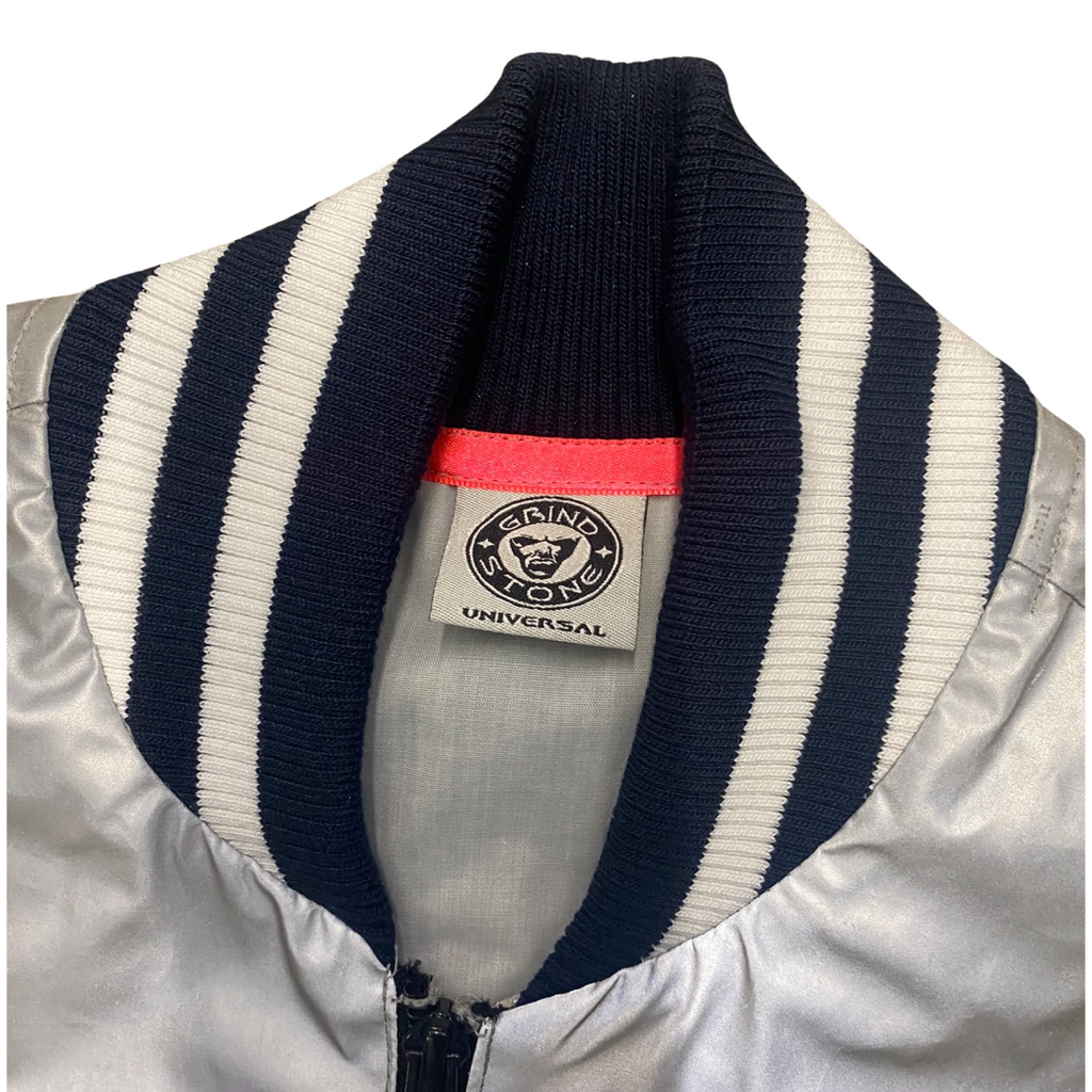 Reflective vintage tennis jacket