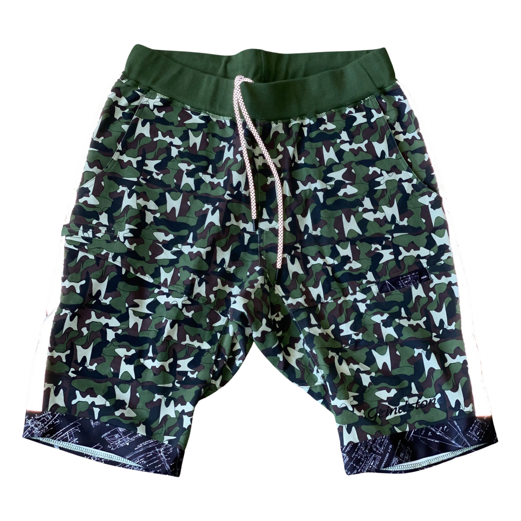 Camo reflective shorts