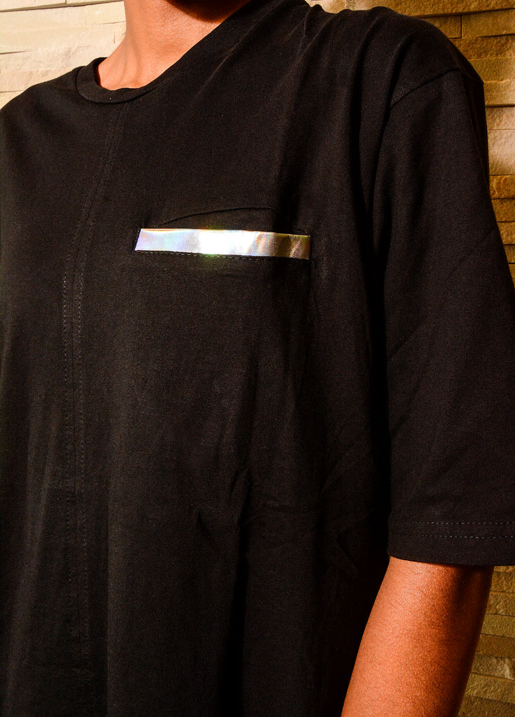 Holographic Pocket Slim Fit Men's Tee