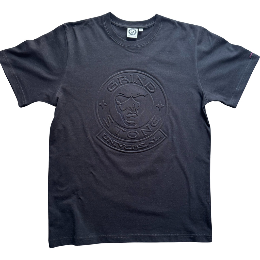 Short sleeve embossed t-shirt