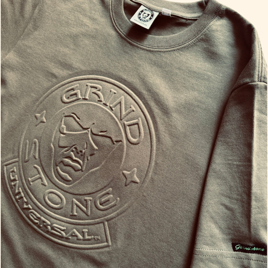 Short sleeve embossed t-shirt