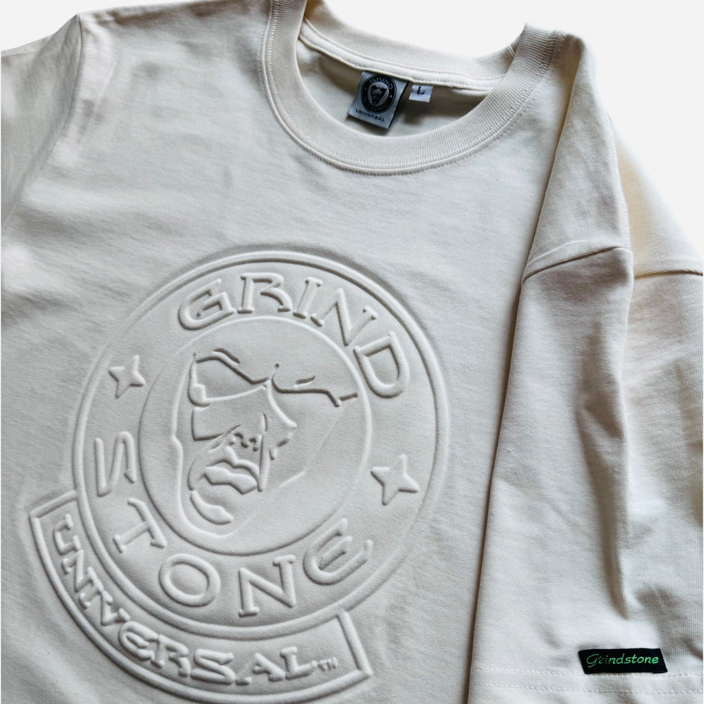 Short sleeve embossed t-shirt