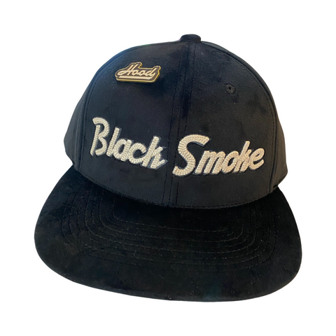 Black Broadway snapback cap