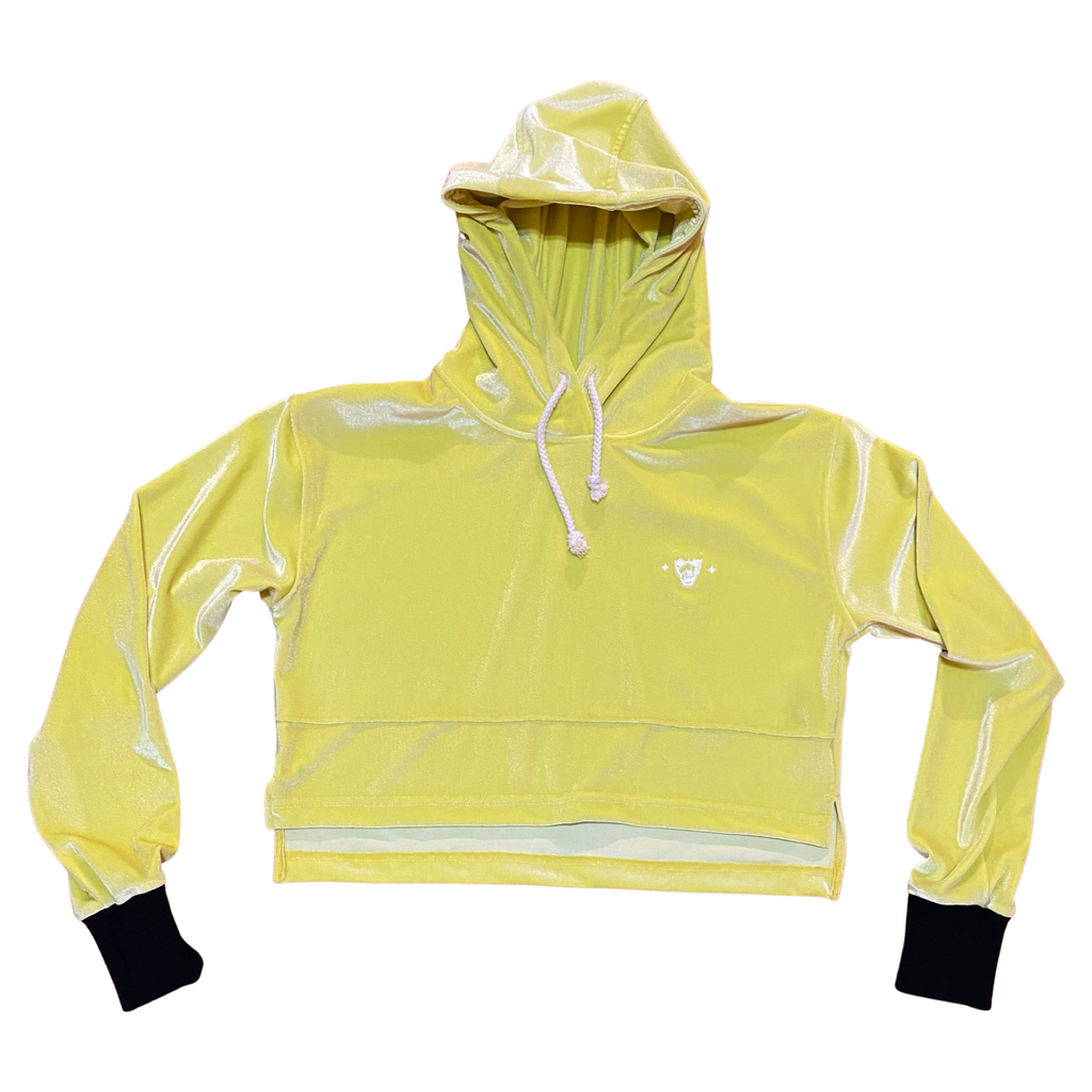 Ladies' Stretch Velvet Hooded Crop set