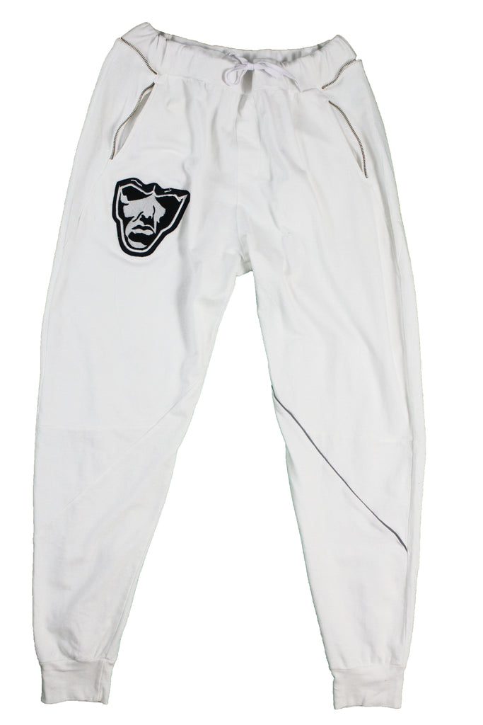 Varsity Big Face Men's Sweatsuit hoodie : White & Black