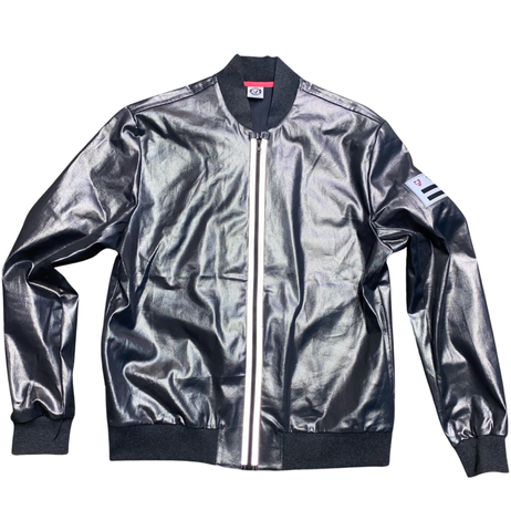 Silver Reflective coach jacket