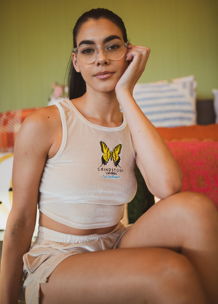 Velvet Butterfly Women's Short set