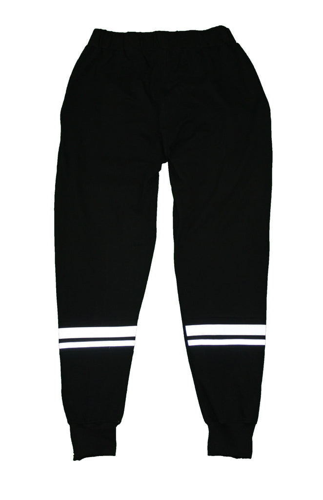 Reflective Zippered Men's Sweatsuit Joggers