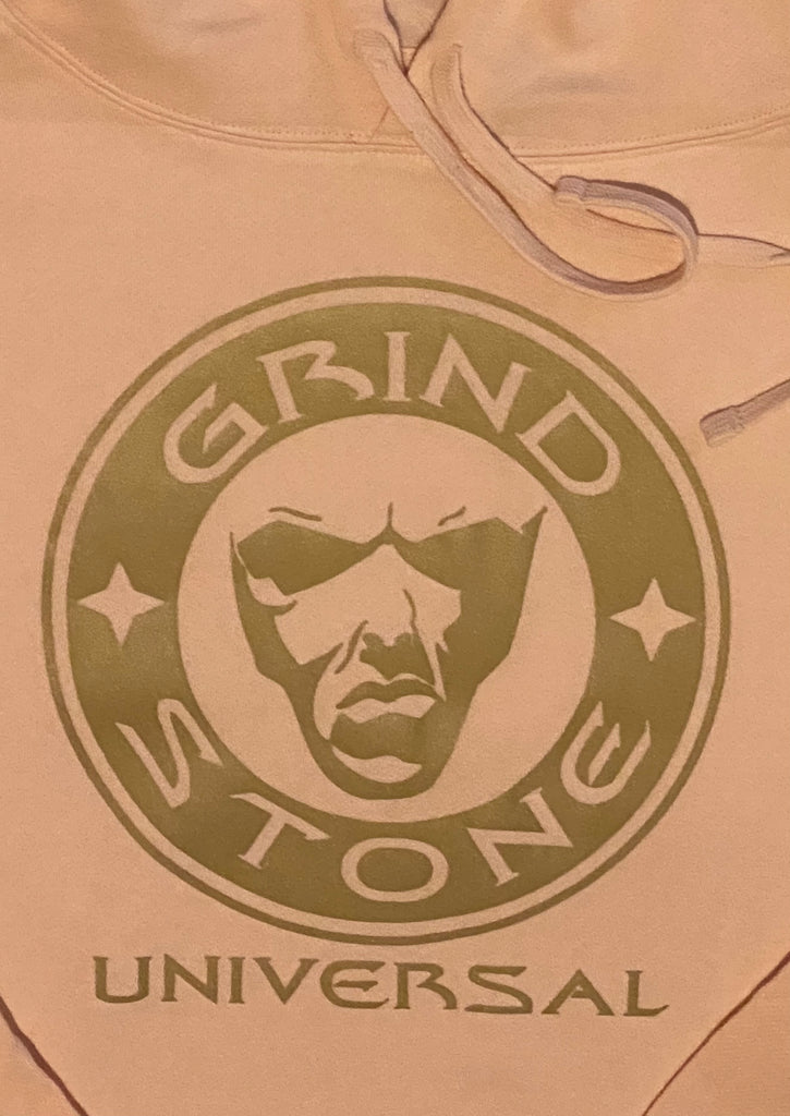 Women’s Pink & Gold logo crop hoodie