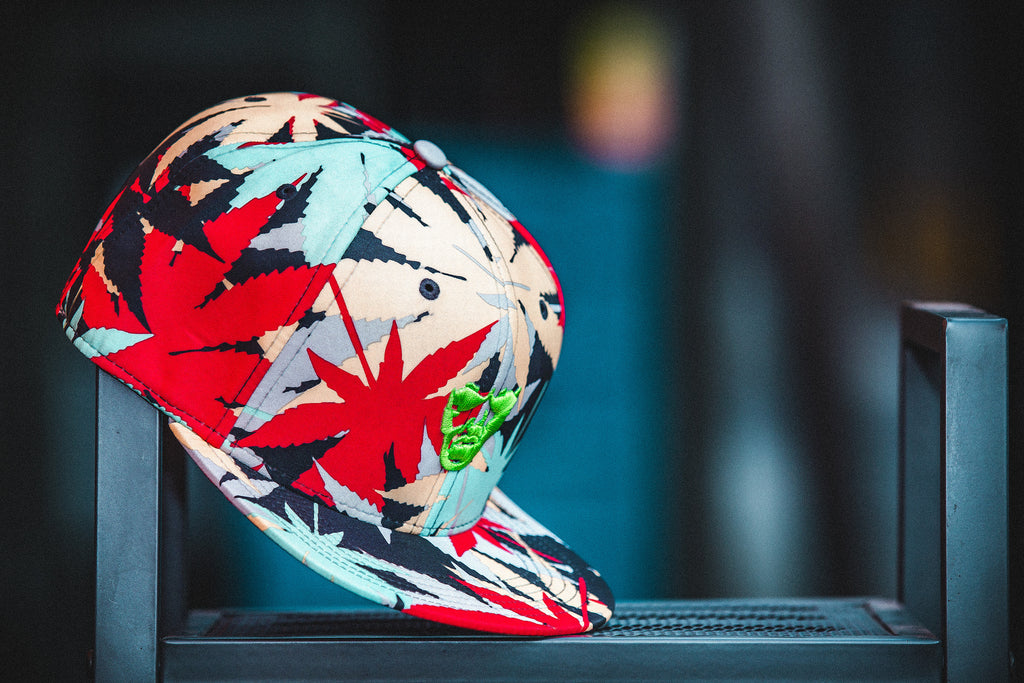 Bright Canna Cap snapbacks