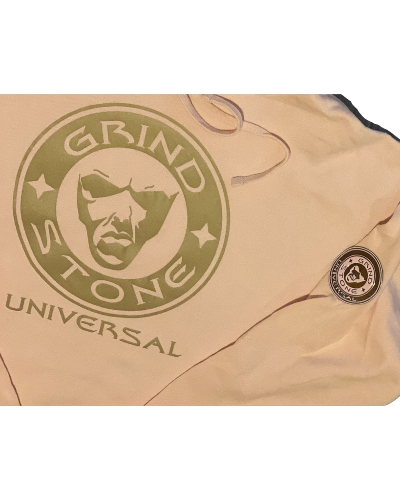 Women’s Pink & Gold logo crop hoodie