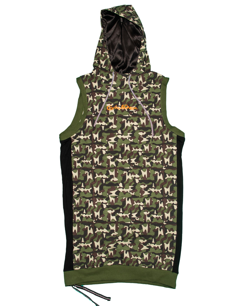 Camo Hoodie Dress