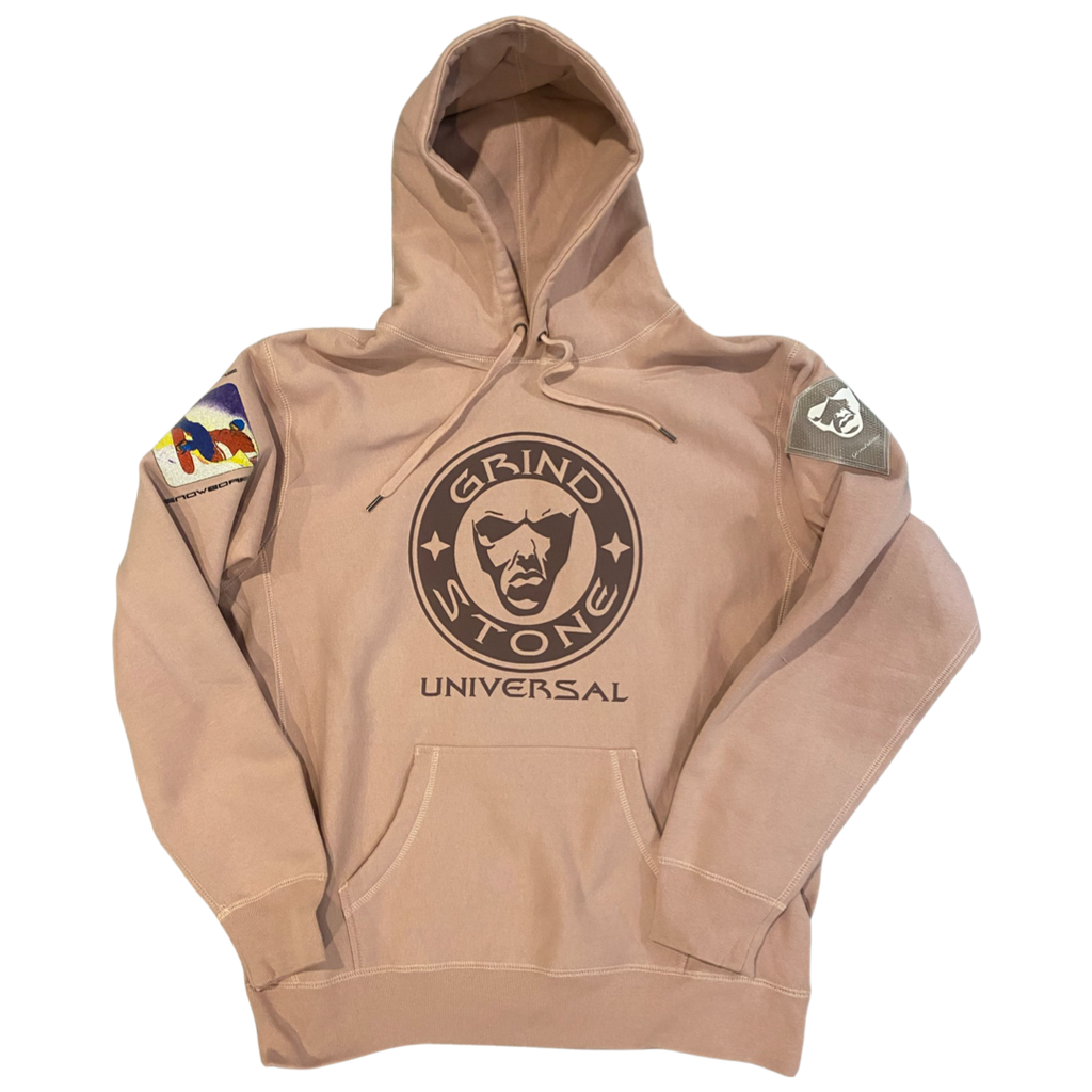 Mauve Blush logo hoodie