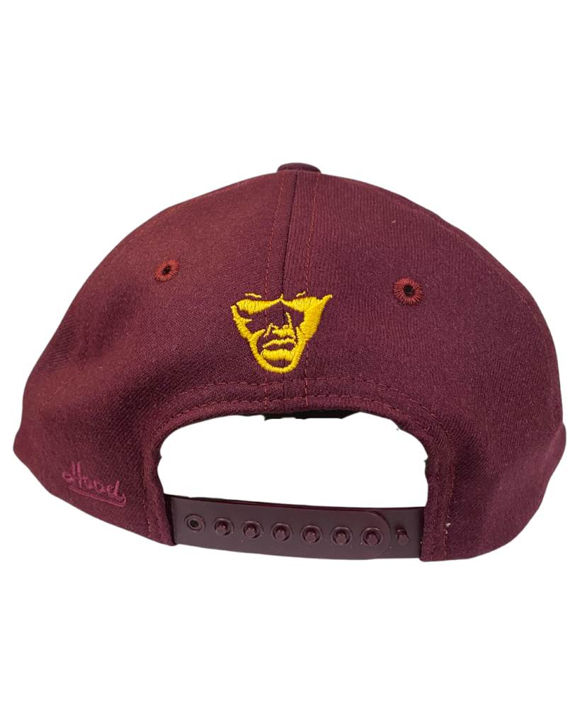 Grindstone "DC interlock" Burgundy snapback