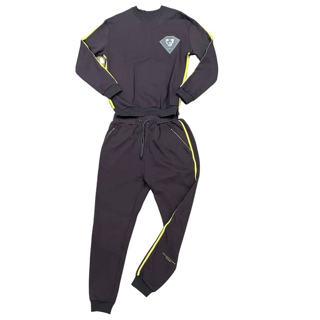Stripe Crewneck sweatsuit (entire set)