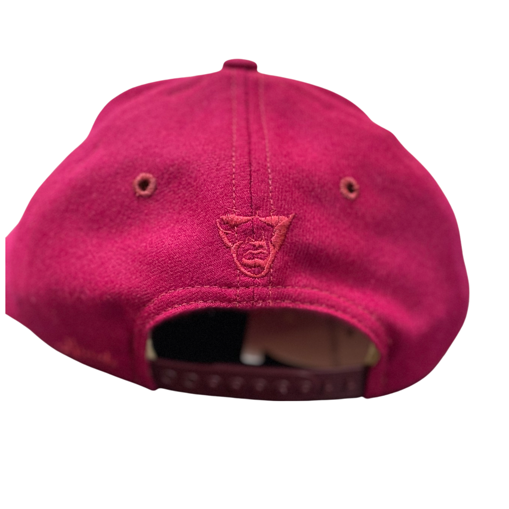 Black Broadway snapback cap