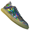 Giuseppe Zanotti Urchin Sneakers — Silver Holographic Iridescent (EU 45.5 / US 12.5)