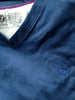 Embroidered V-Neck Leisure-T Mercerized Men's