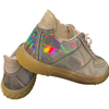 Giuseppe Zanotti Urchin Sneakers — Silver Holographic Iridescent (EU 45.5 / US 12.5)