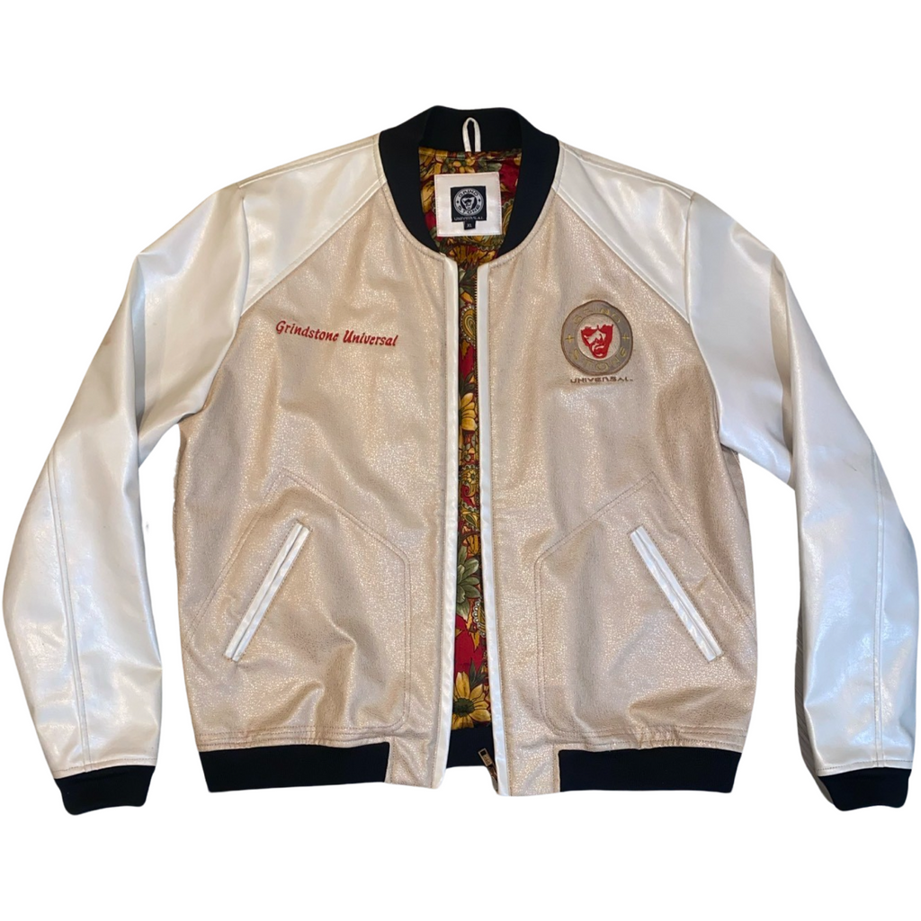 Vegan sales letterman jacket