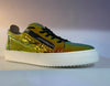 Giuseppe Zanotti Frankie Sneakers — Mosaic Mirror Iridescent (EU 46 / US 13)