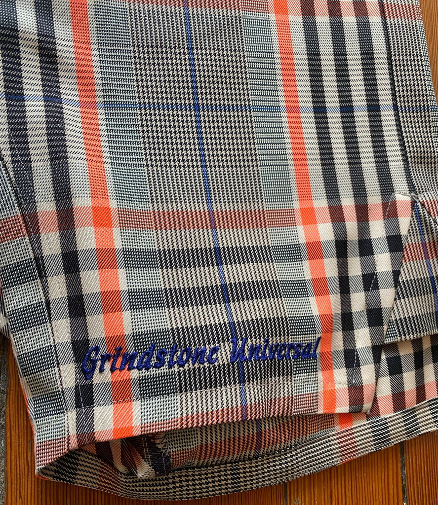 Plaid Light-Denim Golfer short