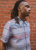 Oscar-striped button down