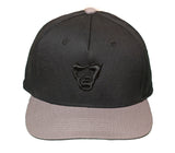 Black and Grey snapback cap