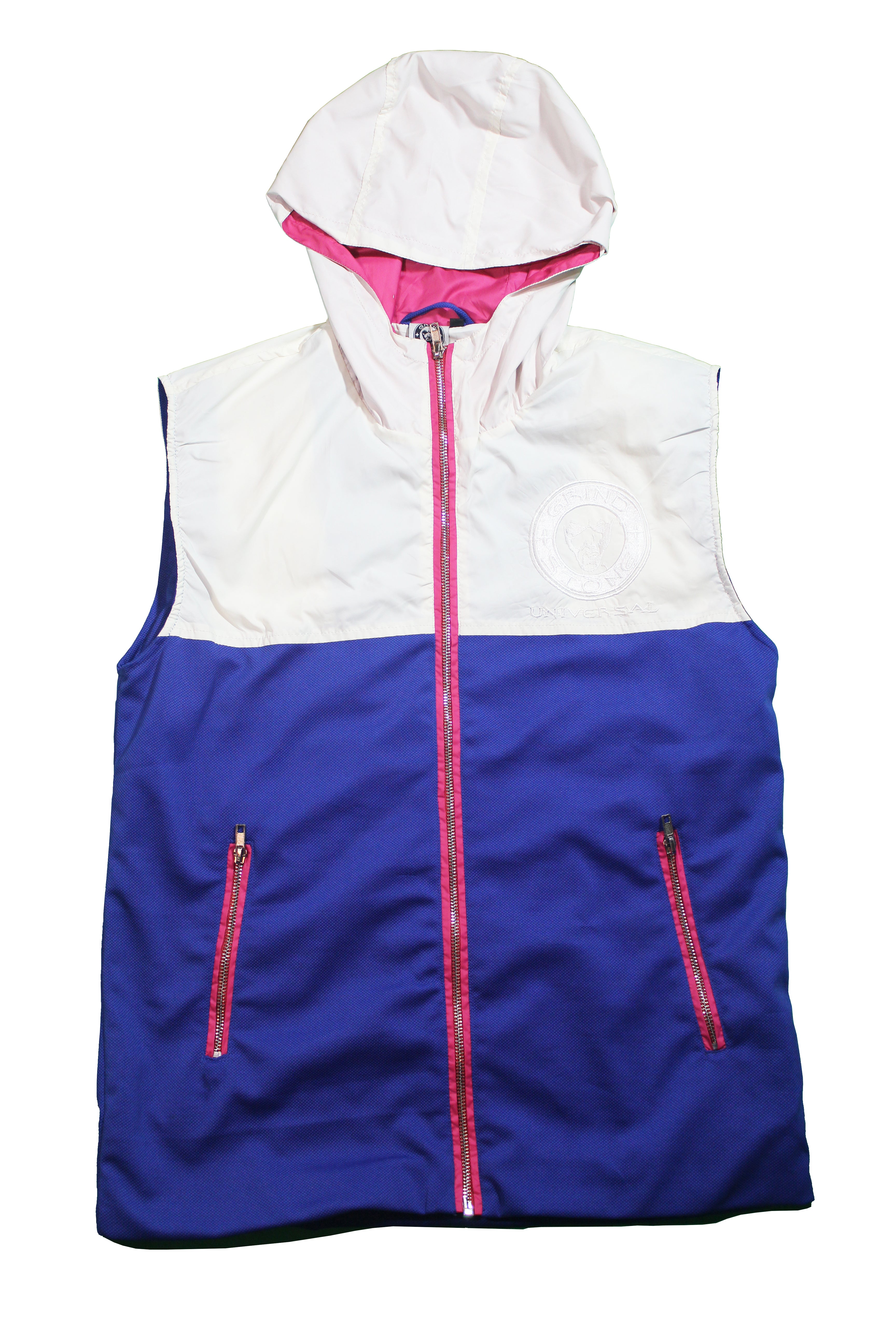 トップス 00s gimmick nylon hoodie vest archive Vintage Prada Sport 2000s S/S Nylon Vest