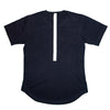 Navy embroidered reflective logo-T